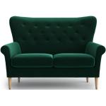 Grüne Retro Zweisitzer-Sofas 2 Personen 