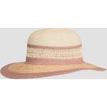 Reduzierte Pinke Damenhüte aus Stroh für den für den Sommer 