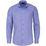 Hellblaue Langärmelige HATICO Herrenlangarmhemden aus Baumwolle Größe S 