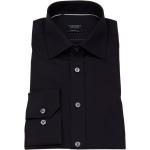 Schwarze HATICO Regular Fit Hemden aus Chambray für Herren 