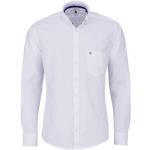 Weiße Langärmelige HATICO Button Down Kragen Herrenlangarmhemden aus Baumwolle Größe 3 XL 
