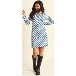 Hatley Kleid blau weiß geometrische Muster Zoe Dress Shoreline Dress Raindrops