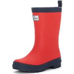 Hatley Mädchen Classic Rain Boots Arbeits-Gummistiefel, Red (Red/Navy), 28 EU (11 US)