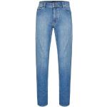Hellblaue Hattric Straight Leg Jeans aus Baumwolle für Herren Größe XXL Weite 30 