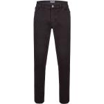 Schwarze Hattric 5-Pocket Jeans mit Reißverschluss aus Baumwolle für Herren Größe XXL 
