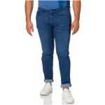 Blaue Sportliche Hattric Straight Leg Jeans aus Baumwolle für Herren Weite 38, Länge 34 für den für den Sommer 