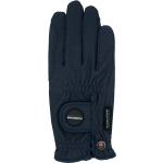 Marineblaue Gefütterte Handschuhe mit Klettverschluss aus Kunstleder maschinenwaschbar Größe 7 für den für den Winter 