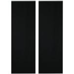 Schwarze Unifarbene Schiebegardinen & Schiebevorhänge strukturiert aus Polyester blickdicht 2-teilig 