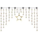 Sterne Haushalt International Lichtervorhänge & Lichternetze mit Weihnachts-Motiv 