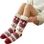 Reduzierte Rote Thermo-Socken für Herren Einheitsgröße zu Weihnachten 