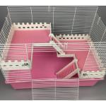 Rosa Hamsterkäfige aus Kunstleder 
