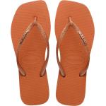 Orange Elegante Havaianas Zehentrenner für Damen Größe 36 für den für den Sommer 