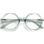 Hellgrüne Rechteckige Brillenfassungen für Herren 