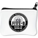 Hawaii Five-O Special Investigator Shield Reißverschluss-Geldbörse Brieftasche Geldbörse