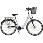 HAWK Bikes Cityrad »HAWK City Wave Deluxe Plus White«, 7 Gang Shimano Nexus Schaltwerk, weiß, Größe Laufrad: 28 Zoll (71,12 cm)