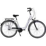 HAWK Bikes Cityrad »HAWK City Wave Deluxe White«, 7 Gang Shimano Nexus Schaltwerk, weiß, 26 Zoll (66,04 cm)