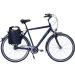 HAWK Bikes Cityrad »HAWK Citytrek Gent Deluxe Plus Ocean Blue«, 7 Gang Shimano Nexus Schaltwerk, blau