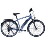 HAWK Bikes E-Bike »HAWK«, 8 Gang microSHIFT, Heckmotor 250 W, blau