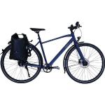 HAWK Bikes Trekkingrad »HAWK Trekking Gent Super Deluxe Plus Ocean Blue«, 8 Gang Shimano Nexus Schaltwerk, blau