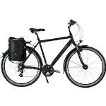 Trekkingrad HAWK BIKES "HAWK Trekking Gent Premium Plus Black" Fahrräder schwarz Trekkingräder