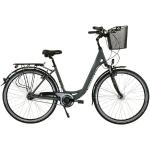 HAWK Bikes Fahrrad »City Wave Deluxe Plus«, grau, 26 Zoll, 44-cm-Rahmen
