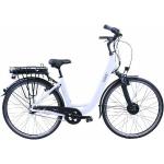 HAWK eCity Wave White - Damen 28 Zoll, Weiß - versch. Farben - E-Bike mit leichtem Aluminiumrahmen I Shimano 7 Gang Nabenschaltung