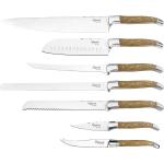 Haws Messerset 'Laguiole' 7-teilig, Küchenmesser, Braun, Silber