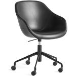 Schwarze Moderne Hay Designer Stühle aus Leder mit Armlehne Breite 50-100cm, Höhe 50-100cm, Tiefe 50-100cm 