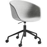 Graue Skandinavische Hay Bürostühle & Schreibtischstühle aus Textil mit Armlehne Breite 50-100cm, Höhe 50-100cm, Tiefe 50-100cm 