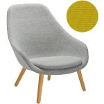 Senfgelbe Skandinavische Hay Loungestühle aus Stoff Breite 100-150cm, Höhe 100-150cm, Tiefe 50-100cm 