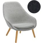 Reduzierte Schwarze Melierte Moderne Hay Loungestühle aus Stoff Breite 100-150cm, Höhe 100-150cm, Tiefe 50-100cm 