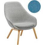 Blaue Minimalistische Hay Lounge Sessel aus Holz Breite 100-150cm, Höhe 100-150cm, Tiefe 50-100cm 