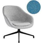 Blaue Moderne Hay Loungestühle aus Textil Breite 50-100cm, Höhe 50-100cm, Tiefe 50-100cm 
