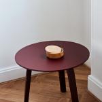 Hay Bella Coffee Table - Eiche massiv geölt / Eichenfurnier geölt Durchmesser 45 cm, Höhe 39 cm