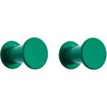 Grüne Skandinavische Hay Runde Hakensets pulverbeschichtet aus Metall Breite 0-50cm, Höhe 0-50cm, Tiefe 0-50cm 2-teilig 