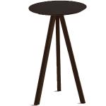 Reduzierte Schwarze Moderne Hay Runde Runde Tische gebeizt aus Massivholz Breite 100-150cm, Höhe 100-150cm, Tiefe 50-100cm 