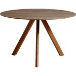 Braune Minimalistische Hay Runde Runde Tische 120 cm aus Nussbaum 