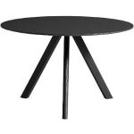 Schwarze Skandinavische Hay Runde Design Tische lackiert aus Eiche Höhe 50-100cm 