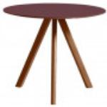 Burgundfarbene Hay Design Tische lackiert Höhe 50-100cm 