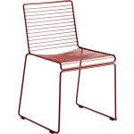 Reduzierte Rote Minimalistische Hay Hee Gartenstühle Metall pulverbeschichtet aus Polyrattan stapelbar Breite 0-50cm, Höhe 0-50cm, Tiefe 0-50cm 