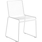 Weiße Minimalistische Hay Hee Gartenstühle Metall pulverbeschichtet aus Polyrattan stapelbar Breite 0-50cm, Höhe 0-50cm, Tiefe 0-50cm 