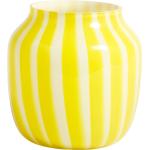HAY - Juice Wide Vase, Weiß/Gelb - Weiß