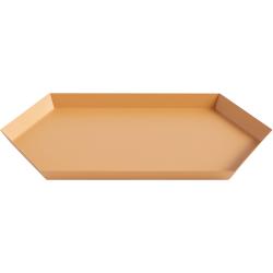 HAY - Kaleido M Tablett - beige, Metall - 19x2x33 cm - butterscotch (AB430-A602-AC17) (402)