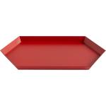HAY - Kaleido M Tablett - rot, Metall - 19x2x33 cm - red (AB430-A602-AH05) (405)