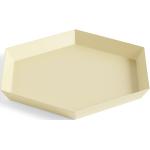 HAY - Kaleido S Tablett - gelb, Metall - 19x2x22 cm - dusty yellow (AB430-A601-AG19) (304)