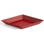 HAY - Kaleido XS Tablett - rot, Metall - 19x2x11 cm - red (AB430-A922-AH05) (206)