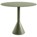 Olivgrüne Hay Runde Runde Tische 90 cm aus Beton Höhe 50-100cm 