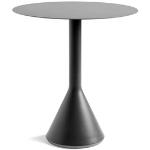 HAY - Palissade Cone Tisch rund - grau, Metall - 70x74x70 cm - anthrazit (1058131009000) (304) Ø 70 cm