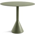 HAY - Palissade Cone Tisch rund - grün, Metall - 90x74x90 cm - olivgrün - oliv (307) Ø 90 cm