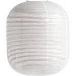 Weiße Skandinavische Hay Runde Runde Lampenschirme aus Papier 